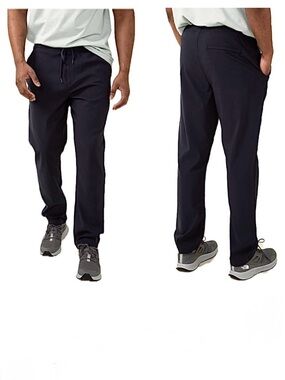 Copper & Oak Elastic File Tech Jogger Pants for Men in Black
